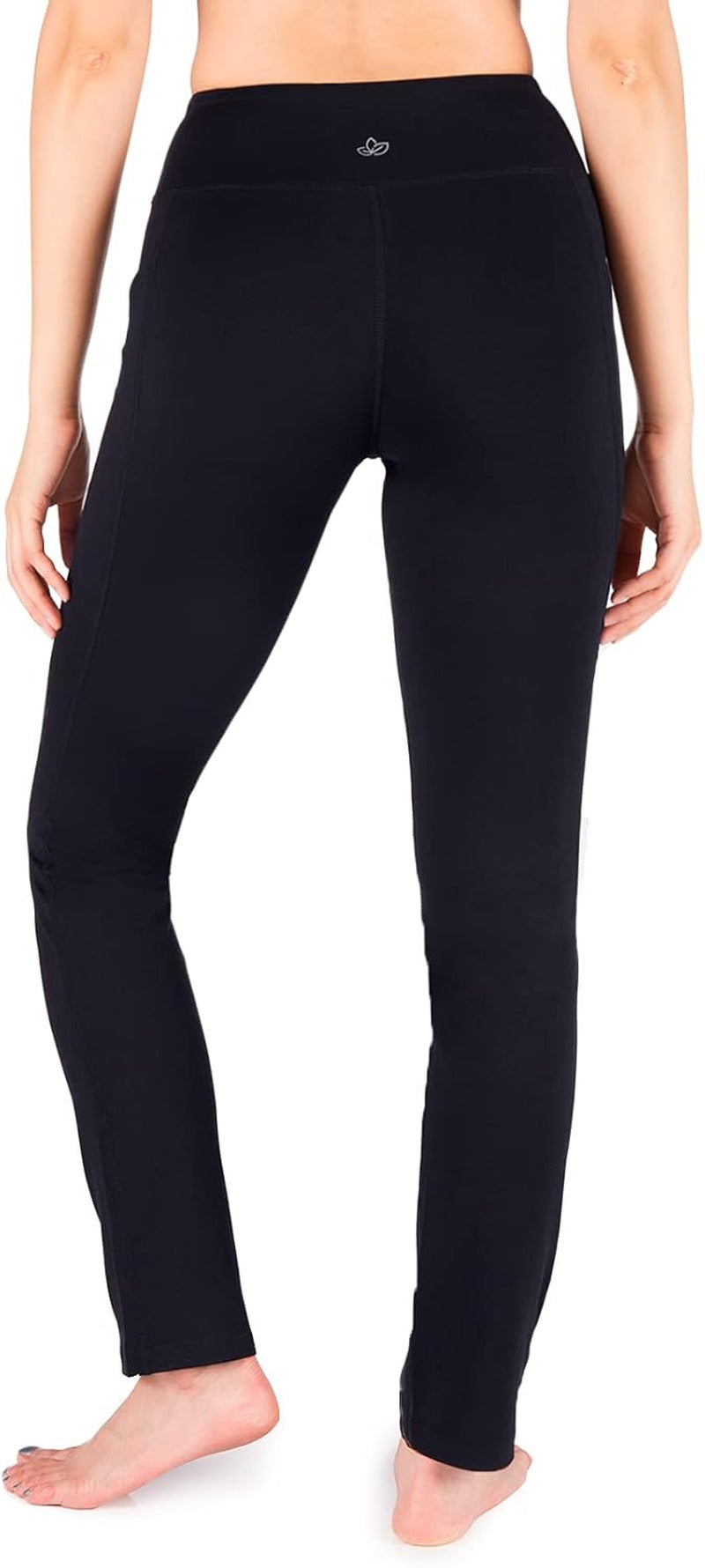 Women's Slim Straight Leg Yoga Pants with Inseam Options of 27" to 35"