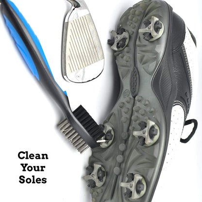 Golf Towel 3 Pack Microfiber Waffle Weave Golf Bags Men Blue
